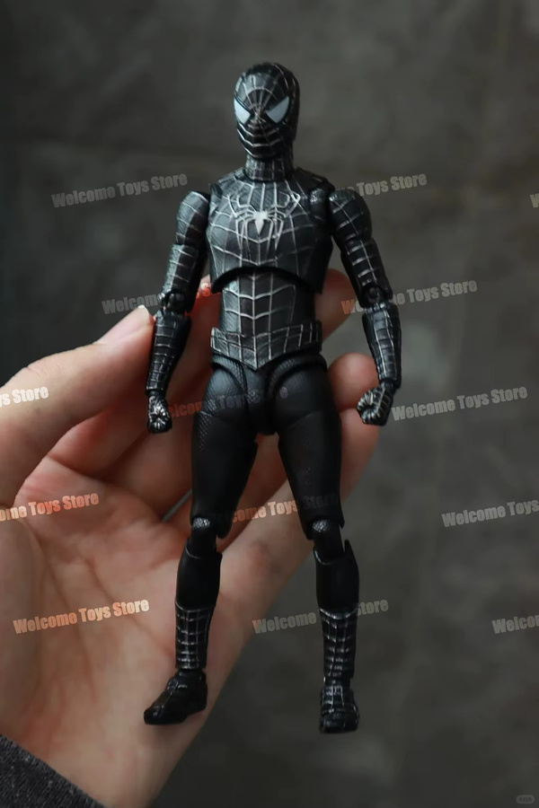 CT Toys Spiderman Symbiote Figur, Schwarzer Anzug Version, Actionfigur - Bild 2