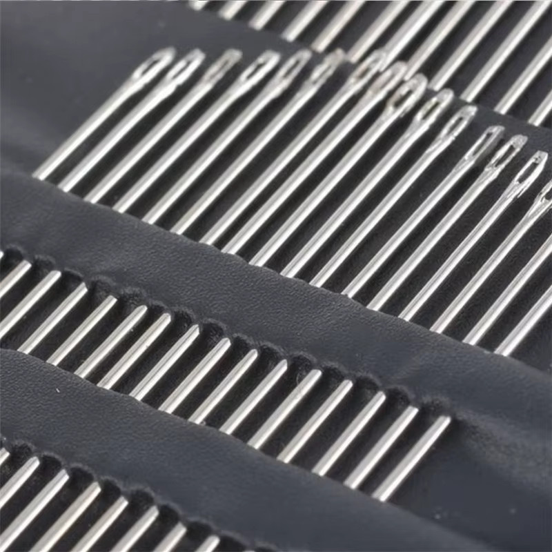 DUTRIEUX Edelstahl-Nähnadel-Set in Silber mit Großöhr für Schneiderei und Handwerk - Bild 4
