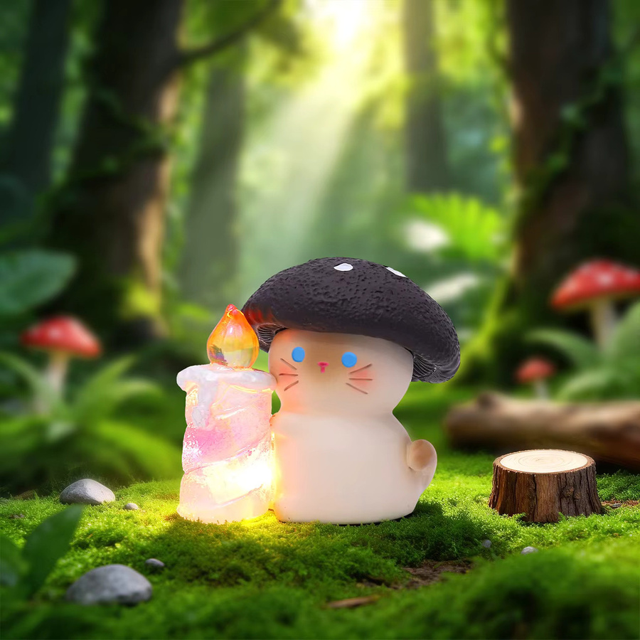 Potdemiel Mushroom Meow Fantasy Little Forest Blindbox, Spielzeug - Bild 4