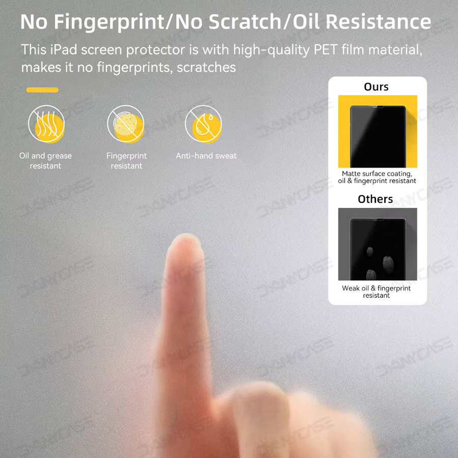 Matte Papiergefühl Displayschutzfolie für Apple iPad Pro 12,9 (2017-2021) Transparent - Bild 5