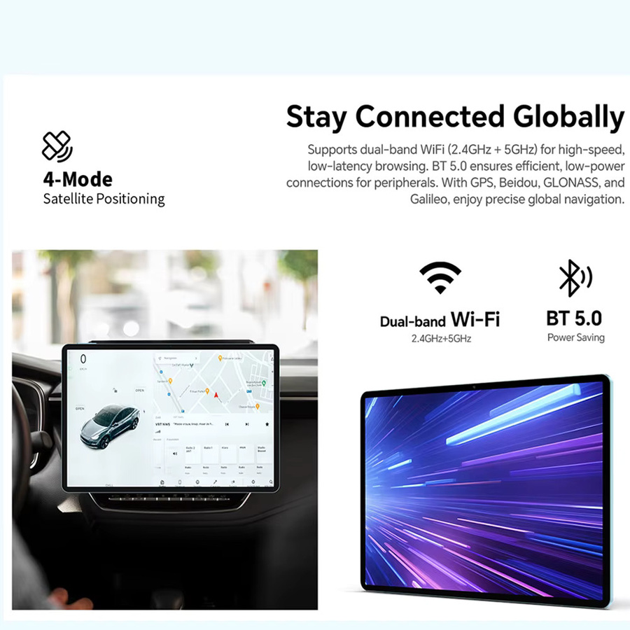 Teclast P50 Tablet 11 Zoll HD IPS Display, 12GB RAM, 128GB ROM, Android 16, Unisoc T606 Octa-Core, Blau - Bild 2