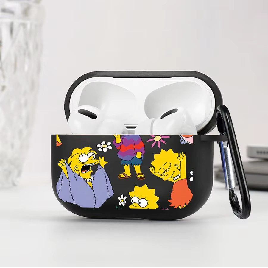 Schutzhülle für Apple AirPods Pro (verschiedene Generationen) im The Simpsons Lisa Design, Mehrfarbig - Bild 2
