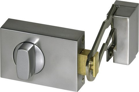 ALPERTEC Kastenschloss aus Zamak in Silber - Bild 1