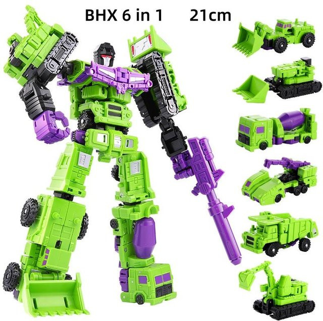 Baohaixing Devastator 6-in-1 Mini Transformation Roboter Auto, Actionfigur, ab 14 Jahren - Bild 1