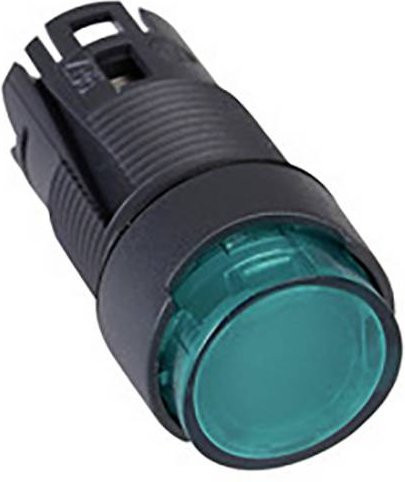 Schneider Electric ZB6AE3 Leuchtdrucktaster-Frontelement in Grün aus Kunststoff - Bild 1