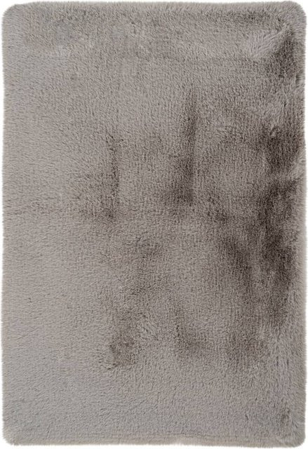 Kayoom Hochflorteppich Badematte Rabbit in Hellgrau, B/H/L: 40 x 3,5 x 60 cm - Bild 1