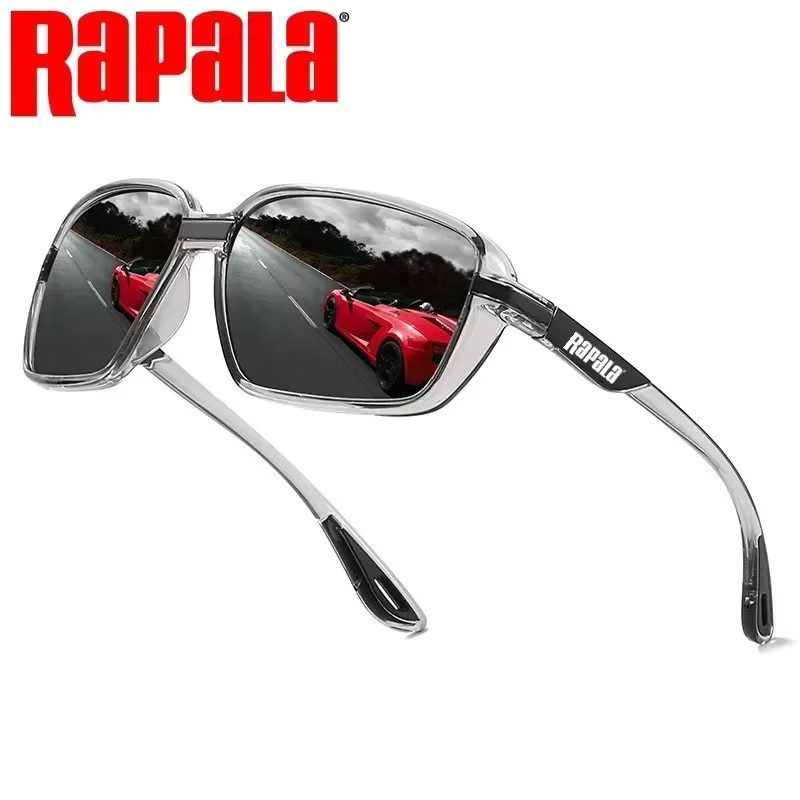 Rapala Sonnenbrille, Herren, Vollrand, rechteckig, Metall, grün, silber, polarisiert - Bild 1