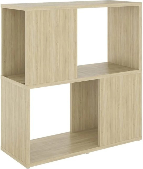 vidaXL Bücherregal Sonoma-Eiche in Beige aus Holzwerkstoff, B/T/H: 60 x 24 x 63 cm - Bild 1