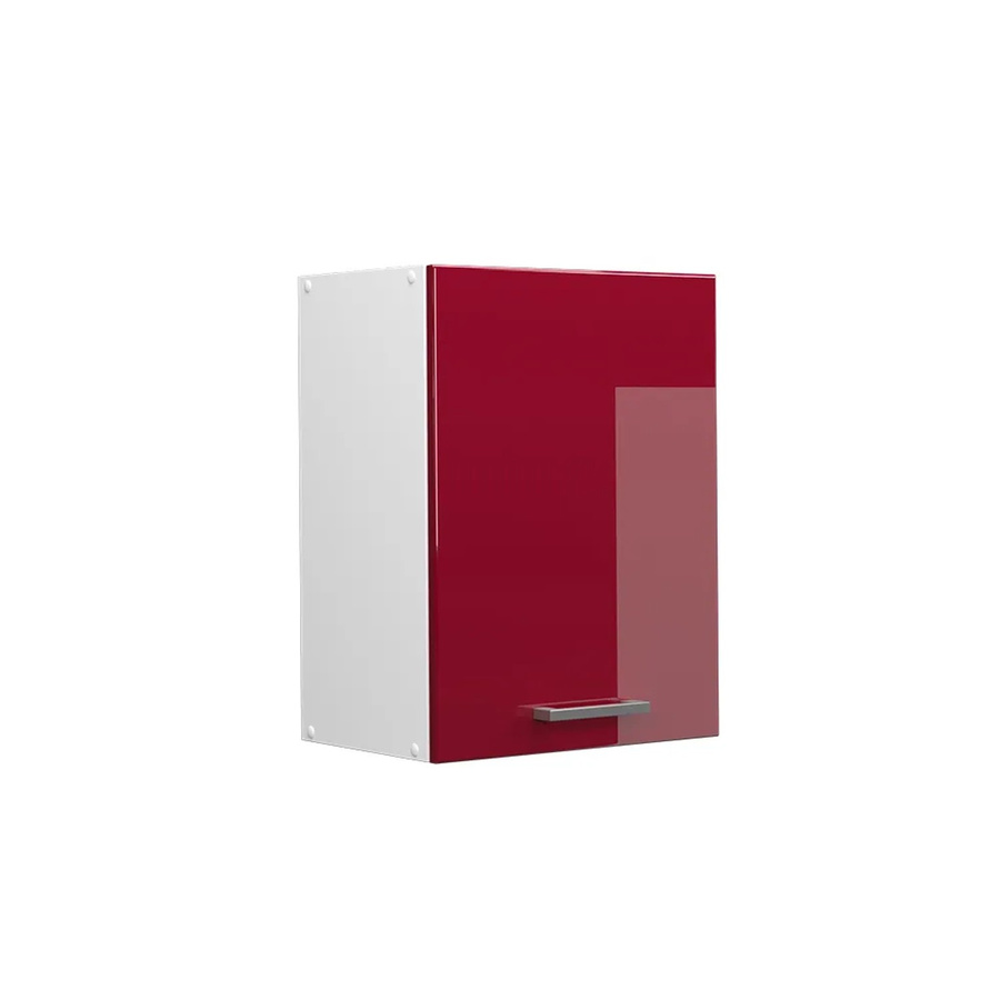 Vicco Hängeschrank R-Line Küchenschrank Hochglanz Weiß und Bordeaux Breite: 45 cm - Bild 2