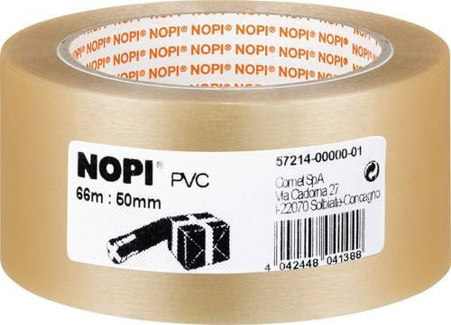 Nopi Packband transparent aus PVC, Breite: 50 mm, Länge: 66 m - Bild 1