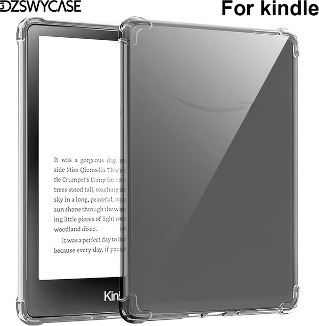 DZSWYCASE Transparente Schutzhülle für Kindle 11. und 10. Generation sowie Kindle Paperwhite 6 5 4 3 2 1, ultradünnes TPU-Softcover - Bild 1