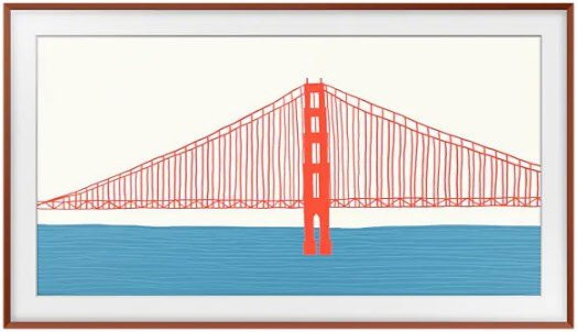 Samsung Austauschbarer Rahmen für The Frame 65 Zoll (2021) in Terracotta/Orange - Bild 1