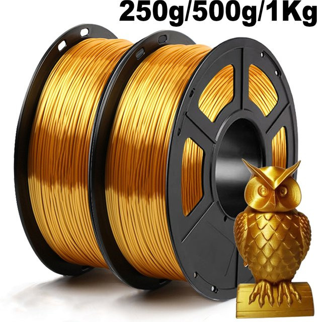 3D Maliang PLA Seide Gold 3D Drucker Filament 1,75mm für FDM-Drucker - Bild 1