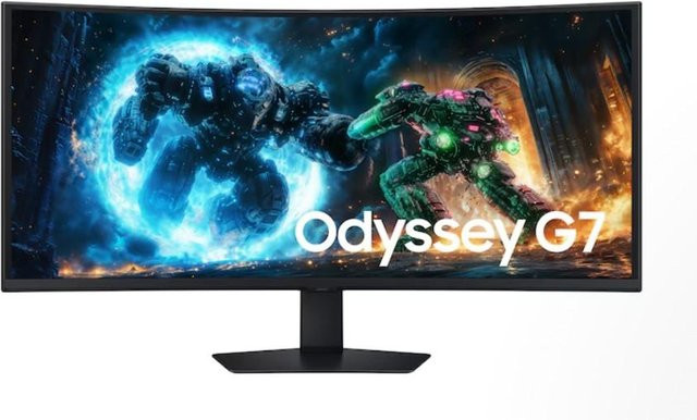 Samsung Odyssey G7 Curved Gaming Monitor 40 Zoll, 5K WUHD, 180 Hz, VA, Schwarz (LS40FG750EUXEN) - Bild 2