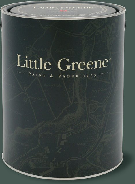 Little Greene Intelligent Floor Paint Three Farm Green 306, wasserbasierte Bodenfarbe in Grün, satinmatt, 1 l - Bild 1