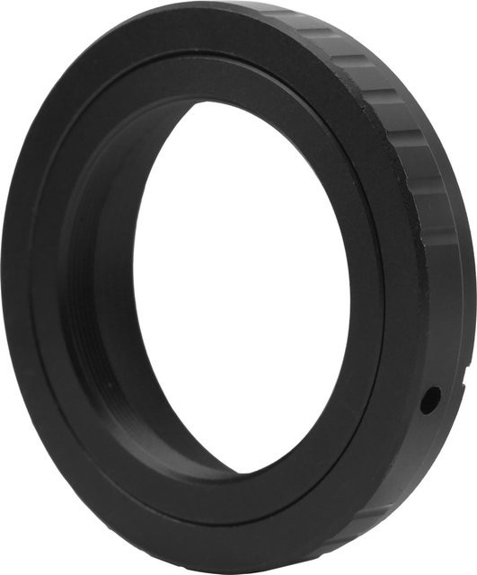 Adapterring M42x0,75mm T2-Anschluss für astronomische Teleskope auf Canon EF und EF-S Mount Kamera, Schwarz - Bild 1