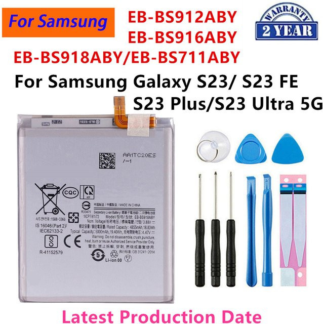 Samsung Akku EB-BS912ABY EB-BS711ABY für Galaxy S23, S23 Plus, S23+, S23 Ultra 5G und S23 FE - Bild 1