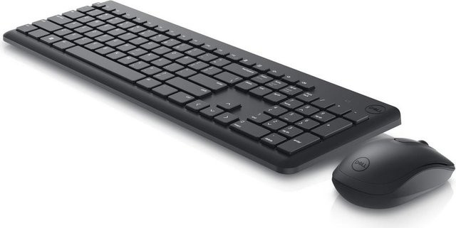 Dell Wireless Tastatur- und Maus-Set KM3322W, kabellos 2,4 GHz, QWERTY International Englisch, Schwarz - Bild 1