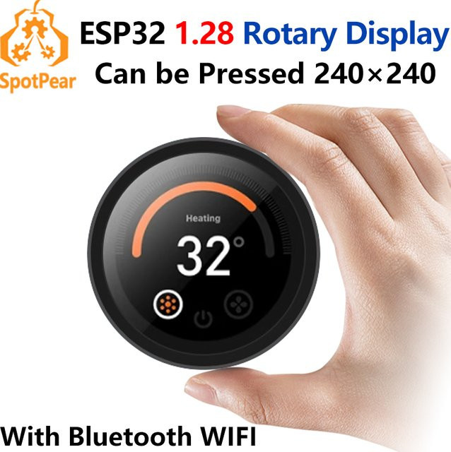 Spotpear ESP32-C3 Entwicklungsboard mit 1,28 Zoll rundem LCD Touch-Display und LVGL Unterstützung für Arduino - Bild 1