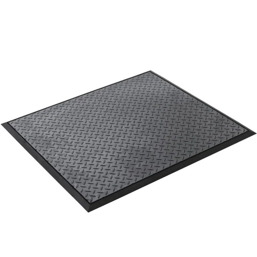 PROREGAL Anti-Ermüdungsmatte mit Diamant-Profil in Schwarz, B: 80 cm, T: 70 cm, H: 1,2 cm - Bild 2