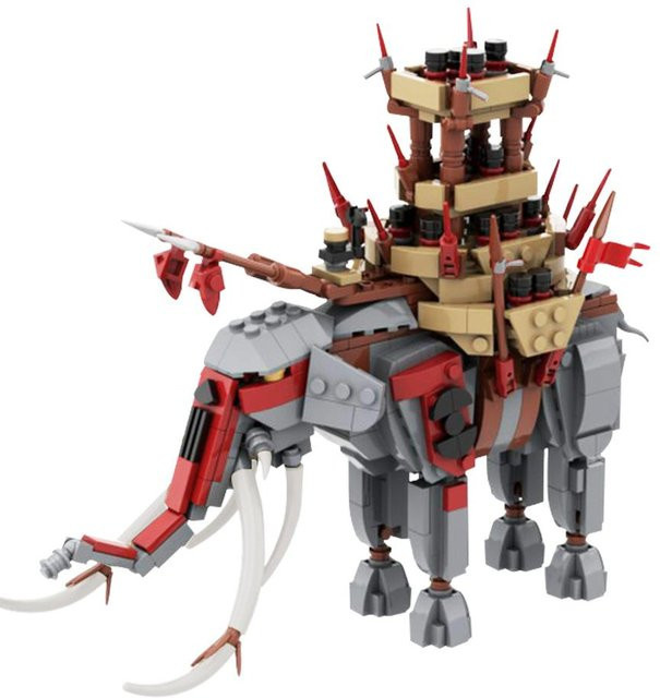 Gobricks Lord of the Rings Mumakil Olifant Elefanten Bausteine ab 14 Jahren - Bild 1