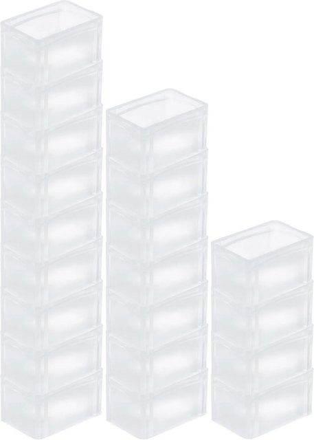 PROREGAL SparSet aus 20 transparenten Eurobehältern BasicLine mit geschlossenem Griff, H x B x T: 17 x 20 x 30 cm, 7,2 Liter - Bild 1