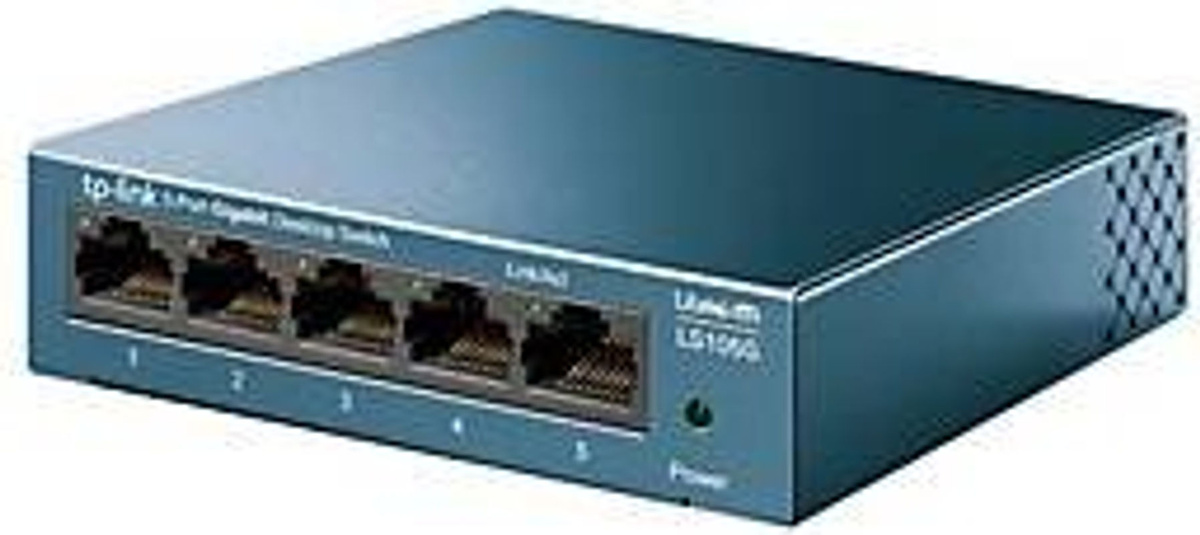 TP-Link LiteWave LS105G Netzwerk-Switch mit 5 Gigabit-Ethernet-Ports in Blau - Bild 2