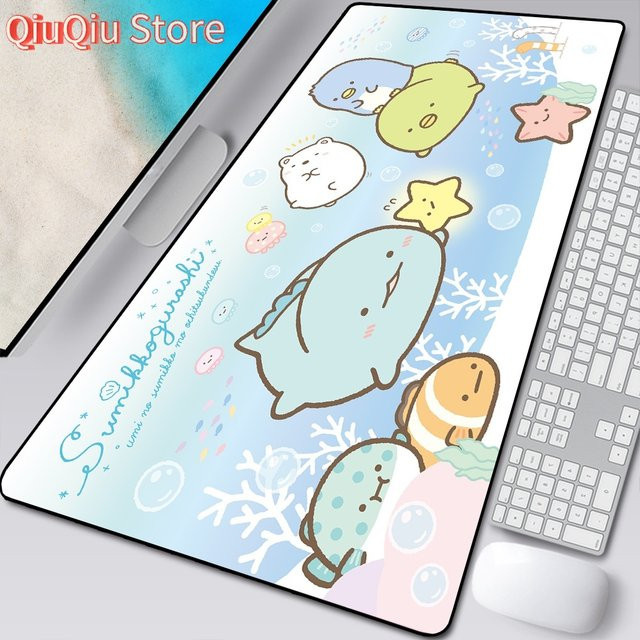 Sumikko Gurashi Mauspad Pink Kawaii Cartoon Anime Design für Gamer und Schreibtisch - Bild 1