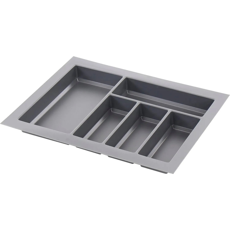 Agoform Besteckeinsatz Classico aus Kunststoff in Schiefergrau, B/T/H: 44,0 x 38,1 x 5,05 cm - Bild 2