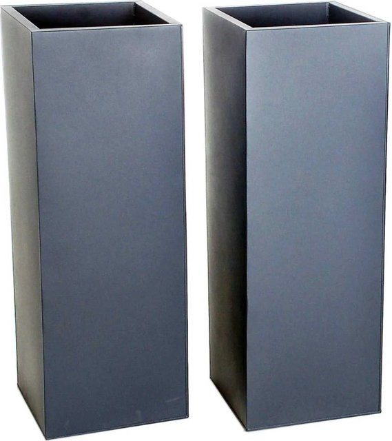 Vivanno Pflanzkübel Block Anthrazit B: 24 cm, T: 24 cm, H: 65 cm - Bild 1
