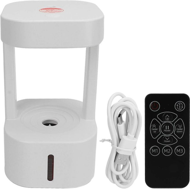 Neoglint Aroma-Diffuser und Luftbefeuchter in Grau mit 580 ml Wassertank und Wassertropfen-Design - Bild 1