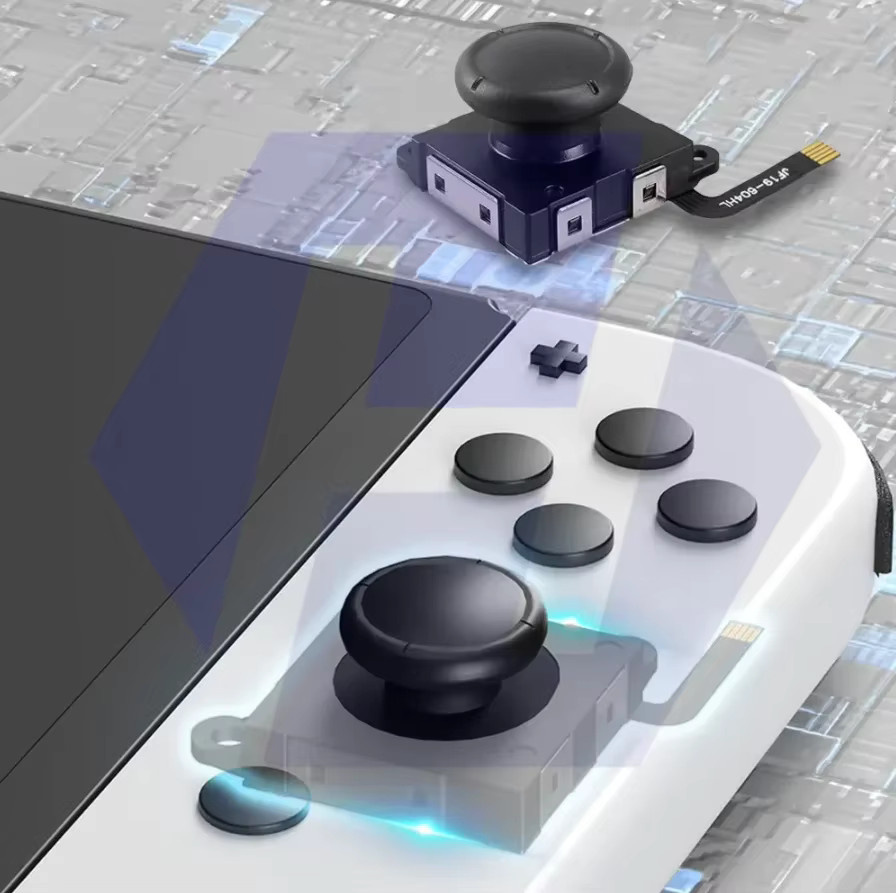 Ersatz Hall Effect Joystick in Blau für Nintendo Switch, Lite und OLED Joycon mit hoher Empfindlichkeit gegen Stick Drift - Bild 3