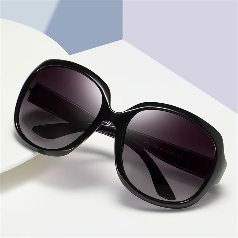Sonnenbrille, oval, Vollrand, Kunststoff, black, Unisex - Bild 5