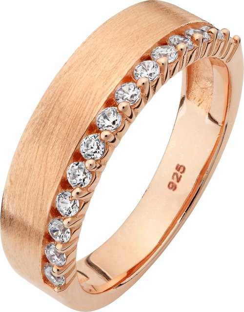 heine Ring 925 Silber, Roségold, Zirkonia, Unisex - Bild 1