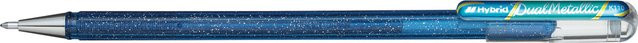 Pentel Gelstift Glitzer Dual in Blau und Metallic-Grün - Bild 1