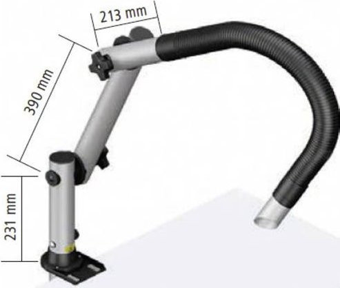 Weller Absaugdüse T0053657999N in Grau und Aluminium - Bild 1