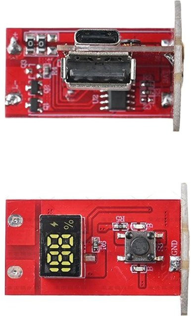 Angeln Licht Platine mit Display und Anti-Reverse-Verbindungsschaltung für Taschenlampen in Rot - Bild 1