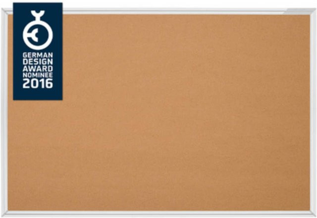 Magnetoplan Design-Pinnboard SP aus Kork in Braun, B/H: 180 x 120 cm - Bild 1