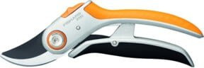 Fiskars Bypass Gartenschere P751 Plus PowerLever in Orange aus Metall und Aluminium - Bild 1