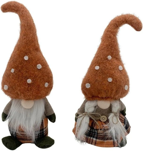 Boltze Deko-Figur Amelia Wichtel 2er-Set in Farbmix (Braun, Orange, Multicolour) - Bild 1
