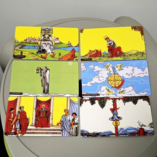 RWS Panorama Tarot, Kartenspiel, 78 Stück - Bild 1