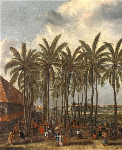 NLXL Mural Castle Of Batavia Wanddesign in Mehrfarbig - Bild 1