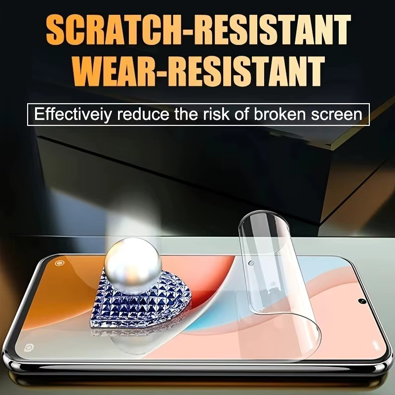 4 Stück Full Cover Hydrogel Displayschutzfolien für Xiaomi Redmi Note 14 13 Pro 5G 4G Note 12 11 11S 10 9 8 Pro in Transparent - Bild 5