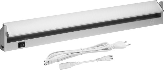 Oktaplex LED Unterbauleuchte aus Aluminium in Silber, schwenkbar und anschließbar, Warmweiß, Breite: 60 cm - Bild 1