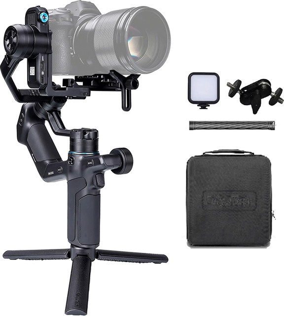 FeiyuTech SCORP Mini 3 Pro Gimbal in Schwarz mit AI 4.0 Tracking und abnehmbarem Griff für Spiegellose Kameras, Actionkameras und Smartphones - Bild 1