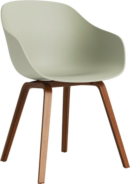 HAY About A Chair AAC 222 mit Armlehnen in Grün und Eiche - Bild 1