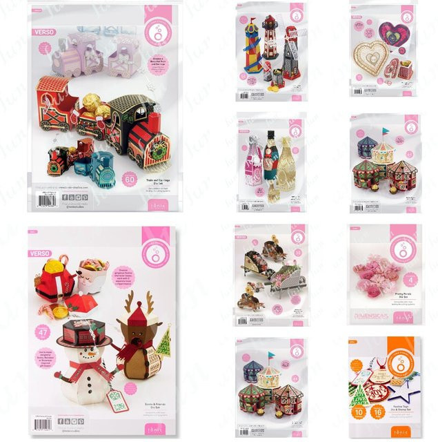 Weihnachts Stanzformen Santa & Friends für DIY Scrapbooking, Album und Kartengestaltung als Prägeform und Schablone - Bild 1