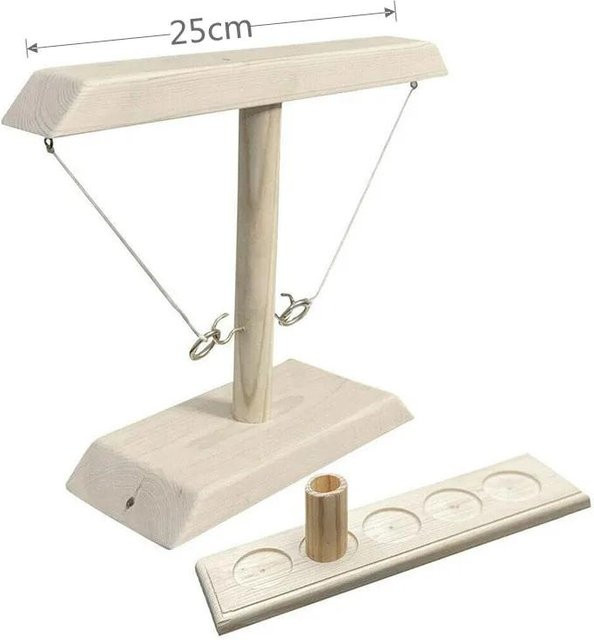 Yiran toy Ringe werfen Holz Brettspiel Partyspiele Trinkspiele 7-12J - Bild 1