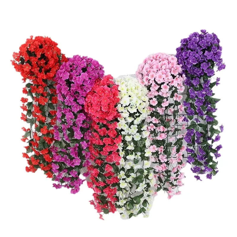 Künstliche Rosenranken von XIAOYINMO als florale Wanddekoration in Weiß und Multicolour für Hochzeit, Gartenbogen und DIY-Feiern - Bild 3