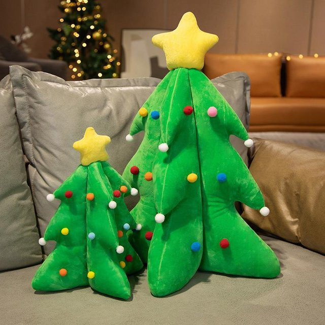 Yiran Furniture Weihnachtsbaum Plüschtierpuppe mit Licht und Sound 35cm - Bild 1